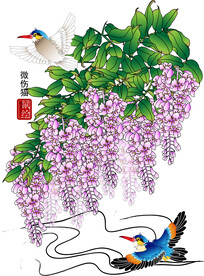 紫罗兰矢量图
