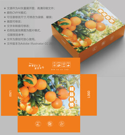 橙子包装 水果盒子