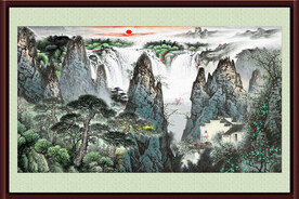 中国风山水 