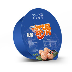 虾滑包装AI原文件与效果图PS
