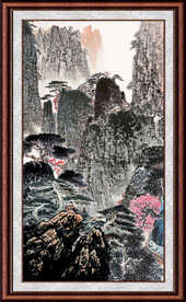 装饰山水画 