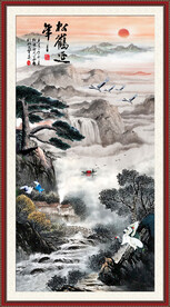 玄关山水画