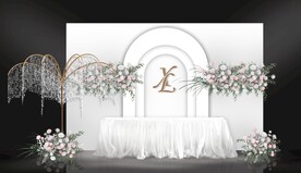 白色韩式婚礼