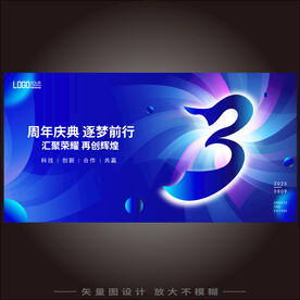 3周年