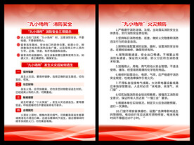 九小场所 消防安全