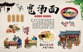 宽汤面