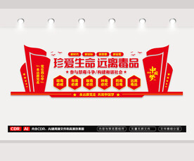 禁毒文化墙