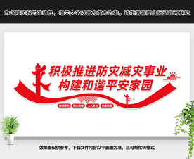 防灾减灾文化墙