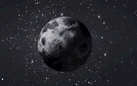 宇宙月球星空背景墙