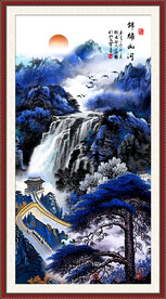 玄关山水画