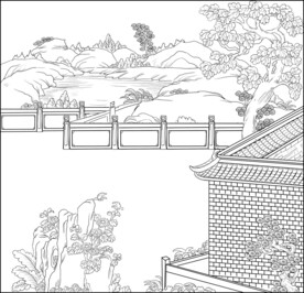 白描村落