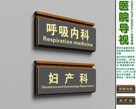 医院科室牌
