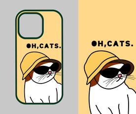 卡通猫手机壳
