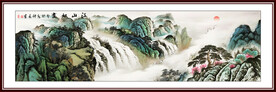国画山水风景