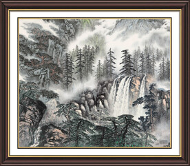 风景山水画 