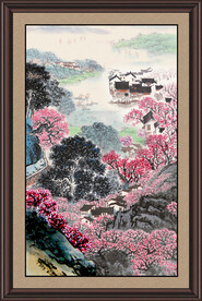 中堂画山水 