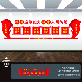 防灾减灾文化墙