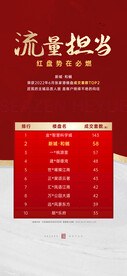 地产分销排名海报