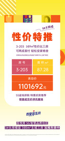 地产特价房海报