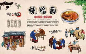 烧鸭面
