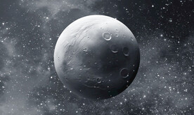 灰色星空太空月球背景墙