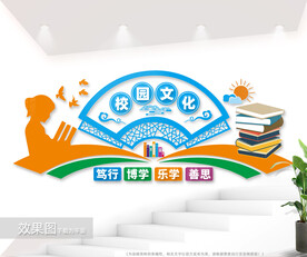 校园文化墙图片