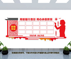 教师风采文化墙