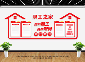 工会职工之家文化墙