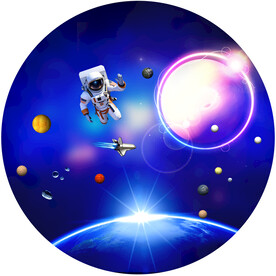 圆形星空吊顶