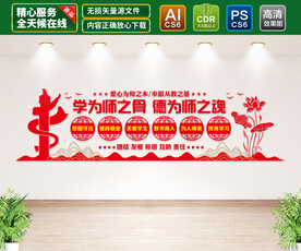 教师职业道德文化墙