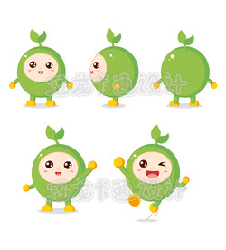 绿豆卡通形象素材合集