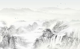 山水背景