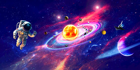 璀璨星空背景