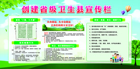 创卫宣传栏健康教育宣传栏