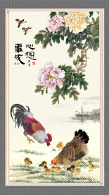 金鸡报喜