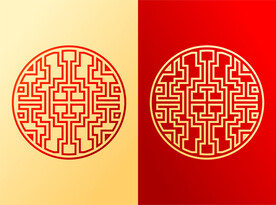 圆形纹路