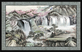 中国风山水 
