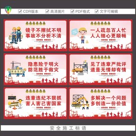 工地安全标语