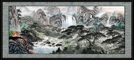 风景山水画 