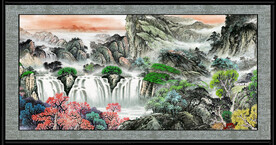 风景山水画 