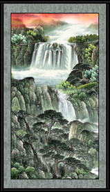 风景山水画 