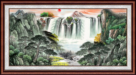 风景山水画 