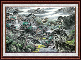 风景山水画 