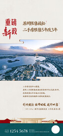 地产政策海报