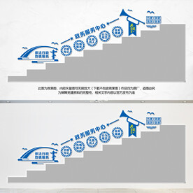 依法行政楼梯文化墙
