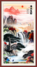 玄关山水画