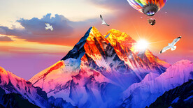 日照金山