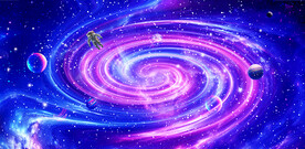 绚丽宇宙星空背景