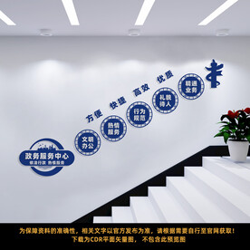 依法行政楼梯文化墙