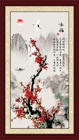 国画梅花图
